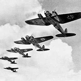 Heinkel He 111 Luftwaffe bombers. Heinkel He 111 Luftwaffe bombers.