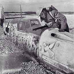 Downed Luftwaffe Messerschmitt Me 109. Downed Luftwaffe Messerschmitt Me 109.
