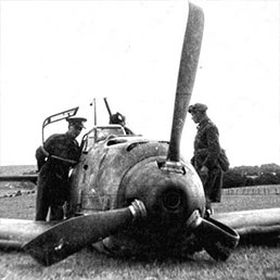 Another downded Me 109. Another downded Me 109.