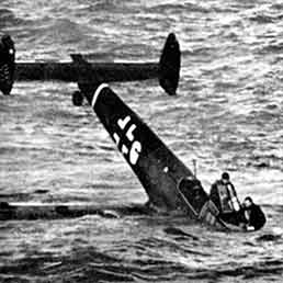 Me110 downded in the English Channel.