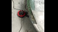 Starboard wing tip damaged repaired.