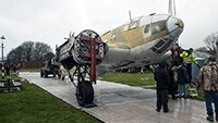 Next step - removal of the two transportation frames and then to tow the fuselage into position across the temporary track.