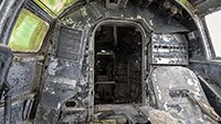 Looking back from the nose to the rear of the cockpit.