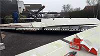 Repairing a damaged wing panel
