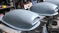 Cowling pods now painted.
