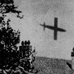 V1 rocket just before impact.