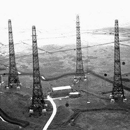 Chain Home radar masts. Chain Home radar masts.
